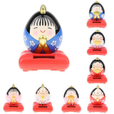 Maxbell Cute Solar Powered Swinging Praying Doll Bobbling Toy Auto Home Decor #A