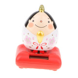 Maxbell Cute Solar Powered Swinging Praying Doll Bobbling Toy Auto Home Decor #B