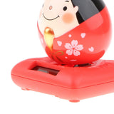 Maxbell Cute Solar Powered Swinging Praying Doll Bobbling Toy Auto Home Decor #C