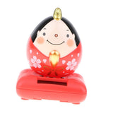 Maxbell Cute Solar Powered Swinging Praying Doll Bobbling Toy Auto Home Decor #C