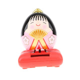 Maxbell Cute Solar Powered Swinging Praying Doll Bobbling Toy Auto Home Decor #E