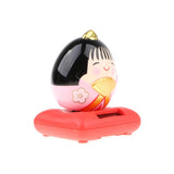 Maxbell Cute Solar Powered Swinging Praying Doll Bobbling Toy Auto Home Decor #E