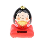 Maxbell Cute Solar Powered Swinging Praying Doll Bobbling Toy Auto Home Decor #F