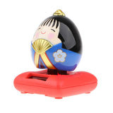 Maxbell Cute Solar Powered Swinging Praying Doll Bobbling Toy Auto Home Decor #H
