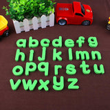 Maxbell 26pcs EVA Magnetic Alphabet Fridge Magnet Stickers Kids Toy Green
