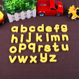 Maxbell 26pcs EVA Magnetic Alphabet Fridge Magnet Stickers Kids Toy Yellow