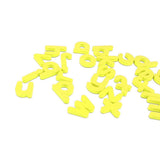 Maxbell 26pcs EVA Magnetic Alphabet Fridge Magnet Stickers Kids Toy Yellow