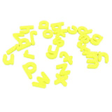 Maxbell 26pcs EVA Magnetic Alphabet Fridge Magnet Stickers Kids Toy Yellow