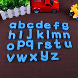 Maxbell 26pcs EVA Magnetic Alphabet Fridge Magnet Stickers Kids Toy Blue
