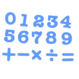 Maxbell EVA Magnetic 0~9 Numbers Fridge Magnet Stickers Kids Educational Toy Blue