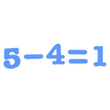 Maxbell EVA Magnetic 0~9 Numbers Fridge Magnet Stickers Kids Educational Toy Blue