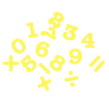 Maxbell EVA Magnetic 0~9 Numbers Fridge Magnet Stickers Kids Educational Toy Yellow