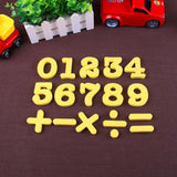 Maxbell EVA Magnetic 0~9 Numbers Fridge Magnet Stickers Kids Educational Toy Yellow