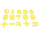 Maxbell EVA Magnetic 0~9 Numbers Fridge Magnet Stickers Kids Educational Toy Yellow