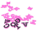 Maxbell 26pcs EVA Magnetic Alphabet Fridge Magnet Early Learning Toy Purple