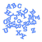 Maxbell 26pcs EVA Magnetic Alphabet Fridge Magnet Early Learning Toy Blue