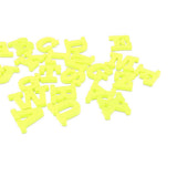 Maxbell 26pcs EVA Magnetic Alphabet Fridge Magnet Early Learning Toy Yellow