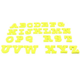 Maxbell 26pcs EVA Magnetic Alphabet Fridge Magnet Early Learning Toy Yellow