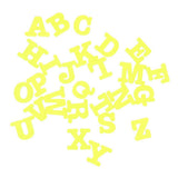 Maxbell 26pcs EVA Magnetic Alphabet Fridge Magnet Early Learning Toy Yellow
