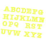 Maxbell 26pcs EVA Magnetic Alphabet Fridge Magnet Early Learning Toy Yellow