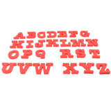 Maxbell 26pcs EVA Magnetic Alphabet Fridge Magnet Early Learning Toy Red
