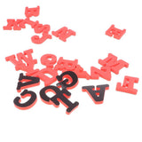 Maxbell 26pcs EVA Magnetic Alphabet Fridge Magnet Early Learning Toy Red