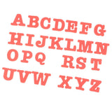 Maxbell 26pcs EVA Magnetic Alphabet Fridge Magnet Early Learning Toy Red