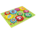 Maxbell Kids Wooden Gear Puzzle Game Early Education Toy Gift Forest Animal