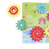 Maxbell Kids Wooden Gear Puzzle Game Early Education Toy Gift Farm Animal