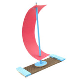 Maxbell DIY Sailboat Model Scientific Experiment Model Kit Educational Toy
