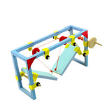 Maxbell DIY Scientific Lifting Bridge Model Pulley Assembly Kits Educational Toy