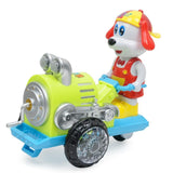 Maxbell Electric LED Flashing Light Dog Tractors Car Toys Music Sound Children Gift