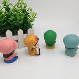 Maxbell Set of 4 Pieces Cute Resin Boys & Girls Doll Figures Kids Toy Home Ornament
