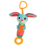 Maxbell Plush Animal Wind Chime Toy Car Stroller Hanging Rattle Toy for Baby Rabbit