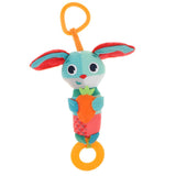 Maxbell Plush Animal Wind Chime Toy Car Stroller Hanging Rattle Toy for Baby Rabbit