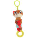 Maxbell Plush Animal Wind Chime Toy Car Stroller Hanging Rattle Toy for Baby Bear