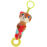 Maxbell Plush Animal Wind Chime Toy Car Stroller Hanging Rattle Toy for Baby Bear