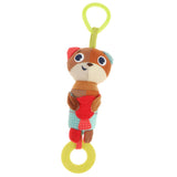 Maxbell Plush Animal Wind Chime Toy Car Stroller Hanging Rattle Toy for Baby Bear