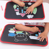 Maxbell Kids Mess Free Chalk Coloring Board Doodle & Drawing Board - City Traffic