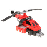 Max Kids Take Apart Toy Red Helicopter Model DIY Assemble Aircraft Birthday Gift