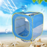 Max Baby Pop Up Beach Tent Hut with Shade Pool UV Protection Infant Sun Shelter