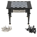 Max 1:10 Desktop International Chess Draughts Table Drawer Model Collection Toy