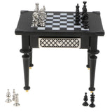 Max 1:10 Desktop International Chess Draughts Table Drawer Model Collection Toy