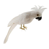 Maxbell Simulation Artificial Feathered Parrot Bird Animal Model Toy Home Decor B
