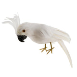 Maxbell Simulation Artificial Feathered Parrot Bird Animal Model Toy Home Decor B
