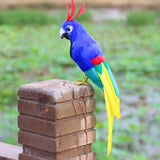 Maxbell Simulation Artificial Feathered Parrot Bird Animal Model Toy Home Decor I