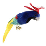 Maxbell Simulation Artificial Feathered Parrot Bird Animal Model Toy Home Decor I