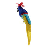 Maxbell Simulation Artificial Feathered Parrot Bird Animal Model Toy Home Decor I