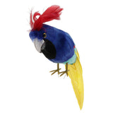 Maxbell Simulation Artificial Feathered Parrot Bird Animal Model Toy Home Decor I