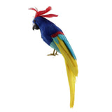 Maxbell Simulation Artificial Feathered Parrot Bird Animal Model Toy Home Decor I